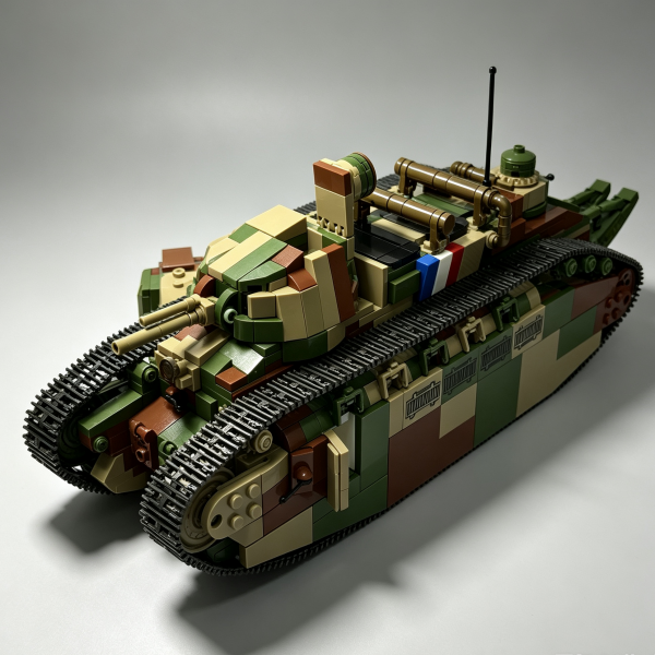 Char 2C | Plus de 1600 pièces