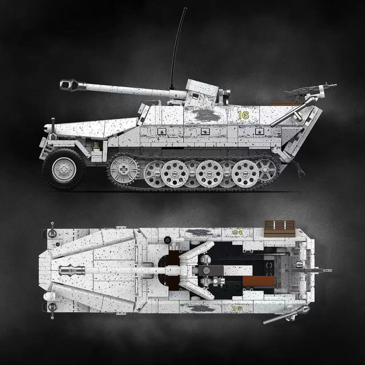 Sd.Kfz.251 (QuanGuan) | 1123+ Pieces