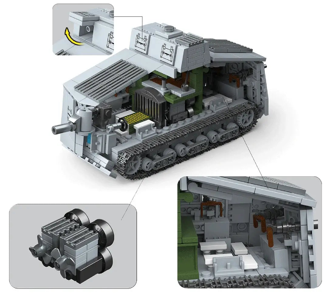 A7V | 940+ Pieces