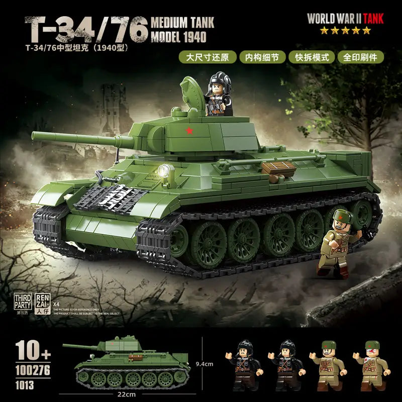 T-34/76 (1940) | 943+ Pieces