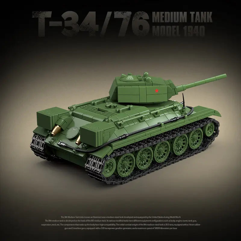 T-34/76 (1940) | 943+ Pieces