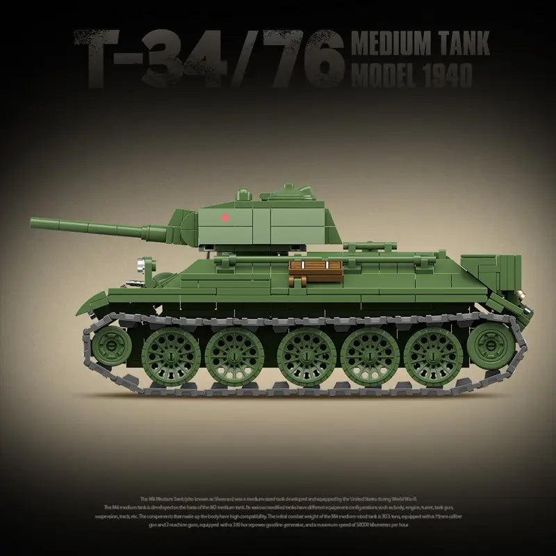 T-34/76 (1940) | 943+ Pieces
