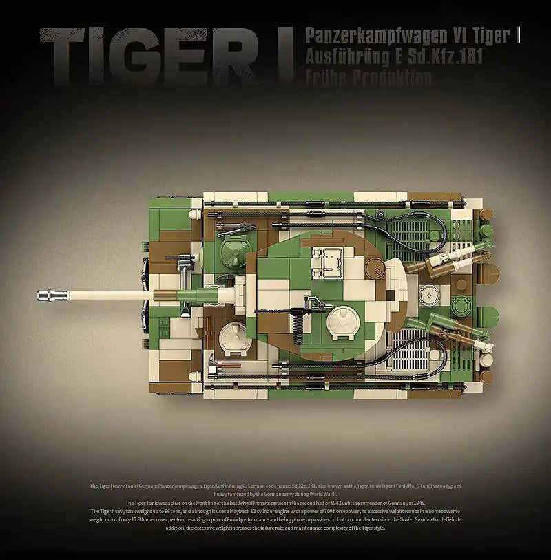 Tiger I Early | 2276+ Pieces