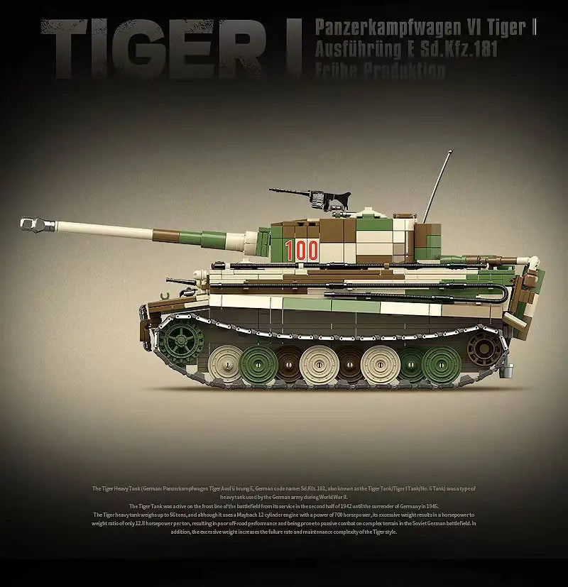 Tiger I Early | 2276+ Pieces